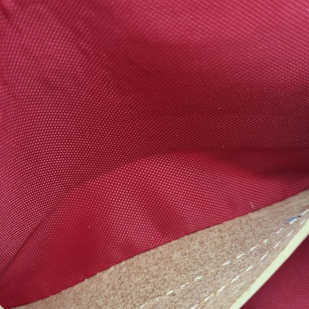 Burberry Nova Check Blue Label Waist Crossbody Bag Canvas Red..Authentic.. - Picture 11 of 16